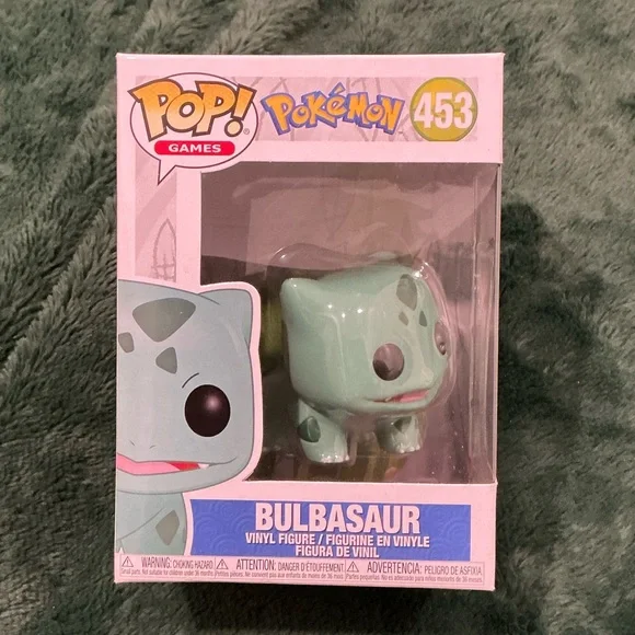 Funko Pop! Pokémon Bulbasaur Vinyl Figure - Green, Pink, Blue - Picture 1 of 6